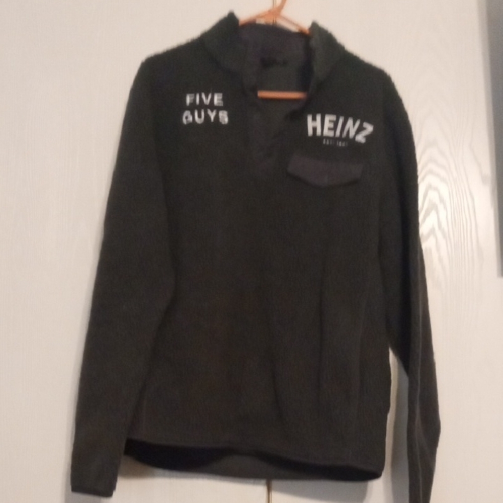 Port Authority Dark Gray Zip Up Sweater